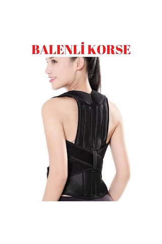 Bgvibe Balenli Dik Duruş Korsesi Bel Sırt Kamburluk Önleyici Korse Dik