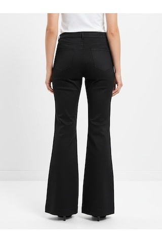 Sisley Streç Pamuklu İspanyol Paça Slim Fit Pantolon Kadın Siyah Pantolon - 325p4k1lle04h