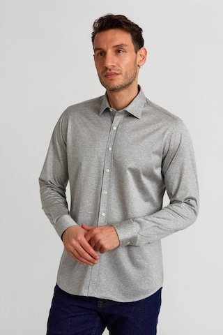 Bisse Platınıum Regular Fit Gömlek Gri Pltg023 D55 Gri