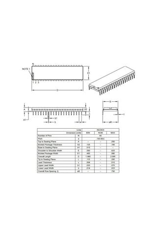 Microchip Pic Mikrodenetleyici Pıc18F4520 I/P 8-Bit 40Mhz Dip-40