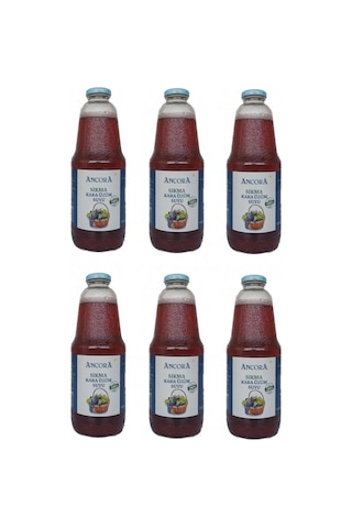 Ancora Sıkma Kara Üzüm Suyu 1 Lt X 6 Adet