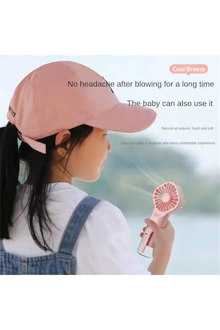 Pink 1 Adet Taşınabilir El Sprey Fan, Su Püskürtme Su Buharlı