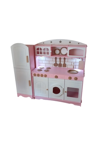 Mdf Boyalı 3 Kapaklı Mutfak Buzdolabı Seti