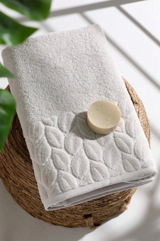 Nivemeshome 632 Açık Gri 90x150 Hazal Banyo Havlusu Nurpak Açık Gri