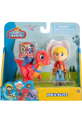 Dino Ranch 2'li Figür Paketi - Jon ve Blitz