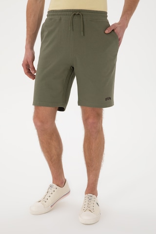 U.s. Polo Assn. Erkek Koyu Haki Şort Örme 50305933-vr111 Koyu Haki