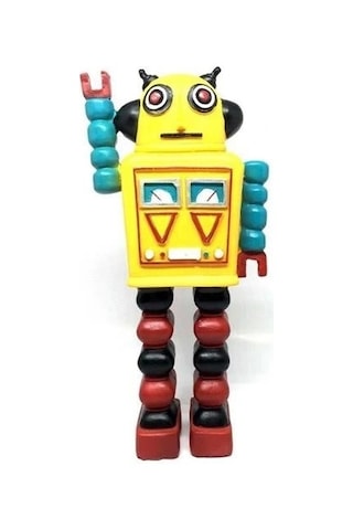 Durukar Decotown Nostaljik Sevimli Uzaylı Robot Şeklinde Figür Biblo