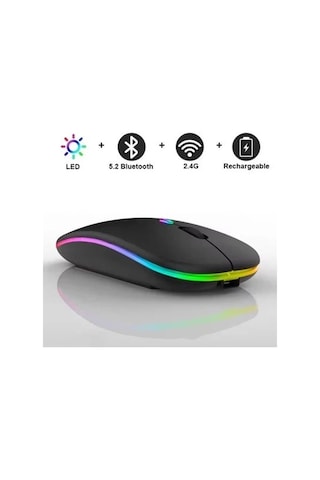 Raynox Rx-m208 Kablosuz Bluetooth Ve Usb Mouse - Siyah 001