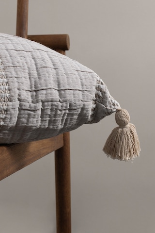 Koza Home Assos Bej Taş Yıkama Yastık 50x50 5039