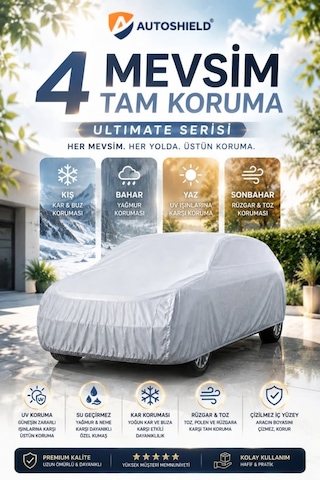 Volvo V40 Cross Country Uyumlu 4 Mevsim Oto Branda Araç Örtüsü