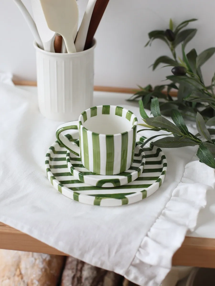 Home Lovers Kenarları Olan Düz Seramik Servis Tabağı 367988131 Sütlü