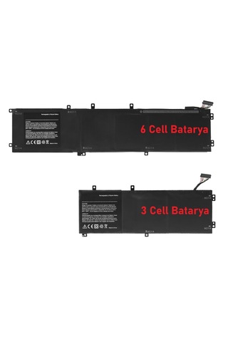 Retro Dell Precision M5520 Xps 15-9560 Uyumlu Batarya 6gtpy 6 Cell 97wh - Rdl-208