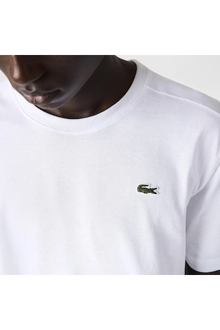 Lacoste Erkek T-shırt Th7618-001 Th7618-001 Beyaz