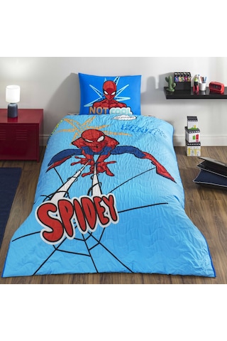 Taç Lisanslı Spiderman Thwip Tek Kişilik Pamuk Complete Set 000000001000050008 Çok Renkli