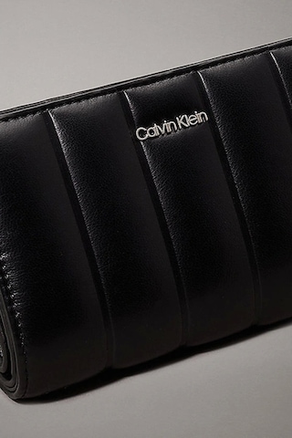 Calvin Klein Lıne Quılt Medıum Bıfold Siyah