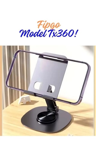 Model Tx360 Masa Üstü Tablet Ve Telefon Tutucu Stand 360 Derece Döndürülebilir