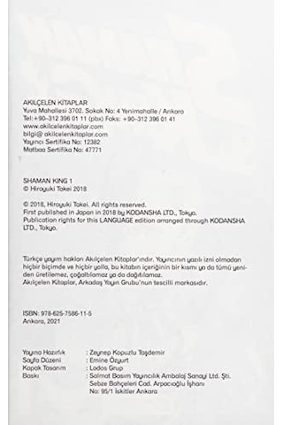 Shaman King - Şaman Kral 1. Cilt