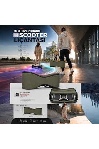 Orijinal Hoverboard Elektrikli Kaykay Taşıma Çantası Yüksek Kalite Çanta Kılıf 6.5 İnch Yeşil