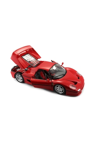 1:24 Ferrari F50 Diecast Model Araba - Kırmızı Açılır Kapılı Metal Araç