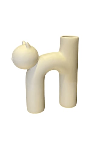 Seramik Kedi Vazo Vz262-7