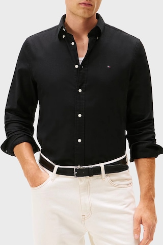 Tommy Hilfiger Erkek Gömlek Mw0mw40469 Bds Siyah Siyah