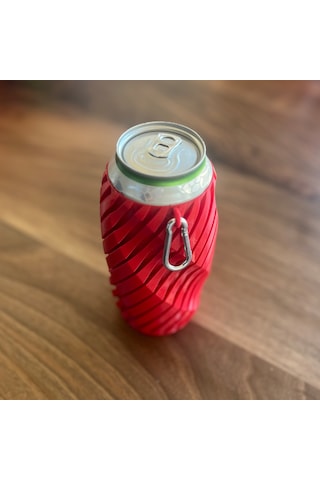 Mottopi Spiral Desenli Bira Çorabı ,bira Gizleyici,bira Kılıfı,bira Soğutucu-siyah