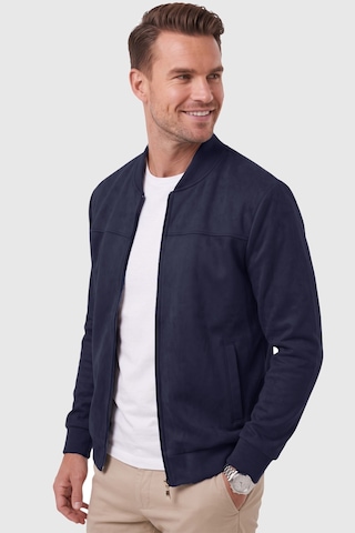 Rizzup Erkek Slim Fit Likralı Lacivert Süet Ceket Kırışmayan Ütü Gerektirmeyen Mevsimlik Mont 2504334