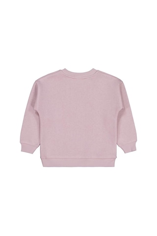 Civil Girls Posıtıvıty Baskılı 2-5 Yaş Sweatshirt - Pembe Açık Gül Kurusu