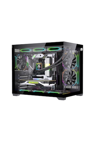 Orion Cube Xl 6x Argb Fan Kumanda Ve Kontrolcü M-atx Boş Bilgisayar Kasası Siyah