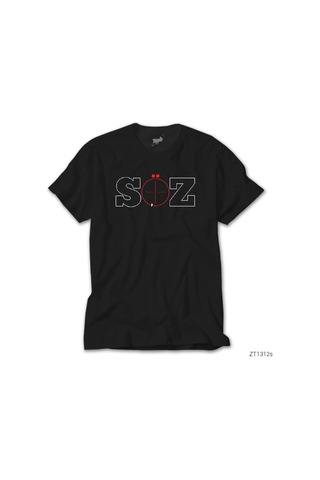 Söz Dizisi Logo 2 Siyah Tişört Siyah