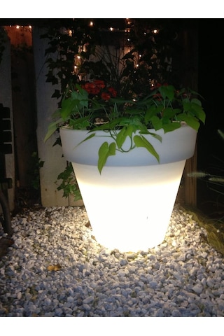 Led Işıklı Ø90cm Saksı