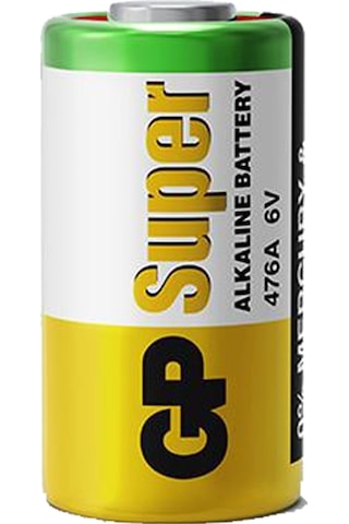 Batteries Gp476a Süper Alkalin 476a/px28a/a544/4lr44 Boy Pil, 6 Volt, Tekli Kart 4 Adet Pil