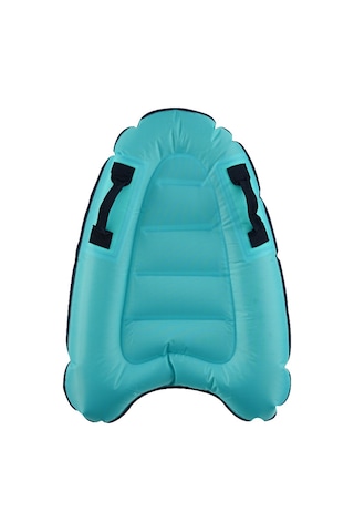 Shineyee Mavi Tpu Hava Dolgulu Sörf Tahtası, Ergonomik Tutamaklı, Taşınabilir Yatay Kaykay, Yüzme Öğrenme Güvenlikli, Deniz Ve Havuz Uygun, İki Taraflı Tutamaklı Kaydırma Tahtası