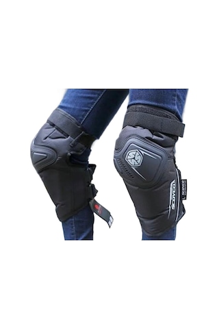 Scoyco K24R Soft Koruyucu Motosiklet Dizliği Siyah