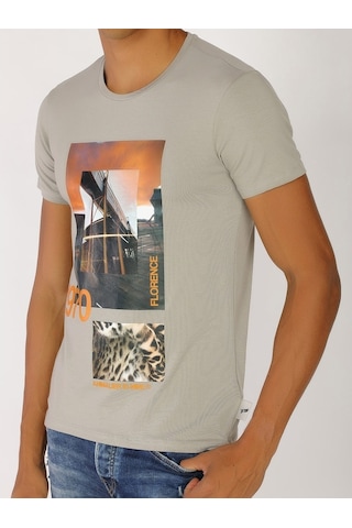Roberto Cavalli Erkek Tshirt /M.Rob.0421.14024 Açık Gri