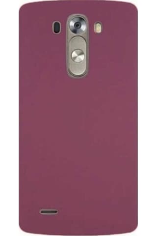 LG Uyumlu G3 Kılıf Zore Premier Silikon Kapak Mürdüm
