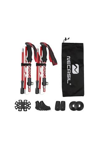 Nordic Walking Bastonları / Yürüyüş Bastonları / Yürüyüş Bastonları - Ayarlanabilir Yükseklik Çok Renkli