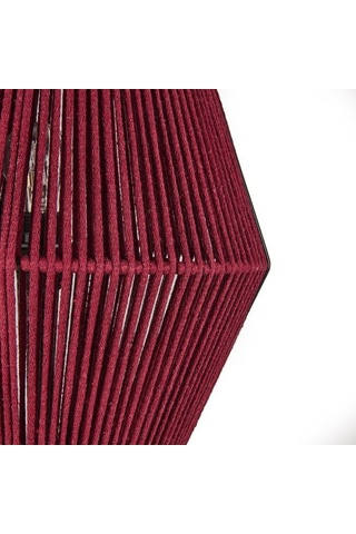 Evidea Lighting Kapsül Lambader - Bordo / Siyah Bordo / Siyah