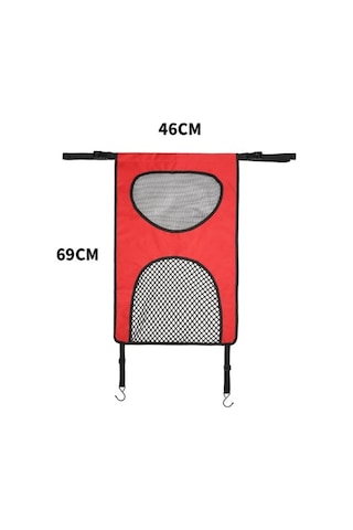 Tongxida Araba Arkası Pet Çocuklar İçin Caydırıcı Koltuk Bariyeri Siyah Saklama Torbaları