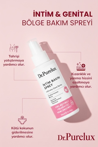 Genital Bölge Sıkılaştırıcı, Koku Giderici, , Akıntı Karşıtı İntim Sprey 100 Ml