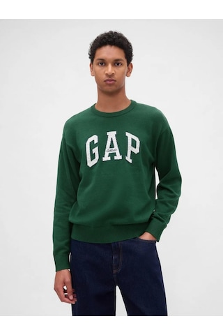 Gap 789791000 V-ıntx Gap Athletic Intarsia Rlxd Erkek Kazak Yeşil