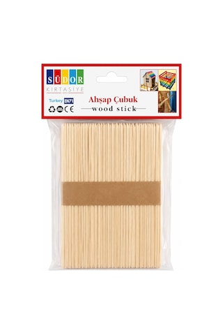 Ahşap Geniş Dondurma Çubuğu Abeslang 500 Adet