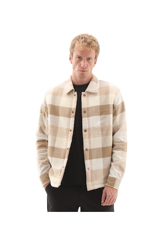 B0a44kbehı1-r Timberland High Pile Lined Overshirt Erkek Krem B0a44kbehı1-r Krem
