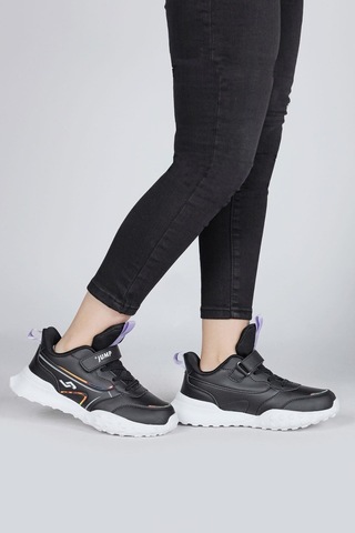 Jump 29601 Çocuk Rahat Sneaker Siyah/lila Siyah - Lila