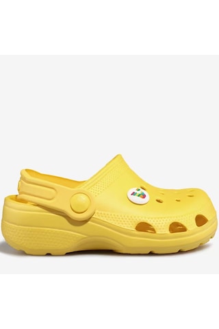 Vicco Didim Jıbbıtz Aksesuar Hediyeli Ortopedik Unisex Çocuk Terlik Sarı