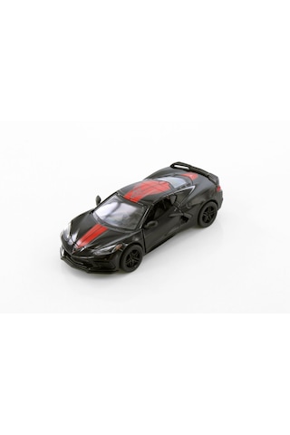 Kinsmart 2021 Corvette Stingray C8 Livery Edition Diecast Siyah