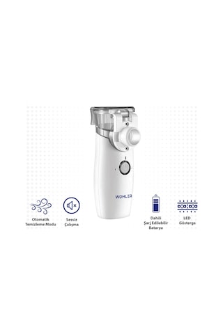 Wohler Taşınabilir Mesh Hava Makinesi Şarjlı Sessiz Nebulizatör