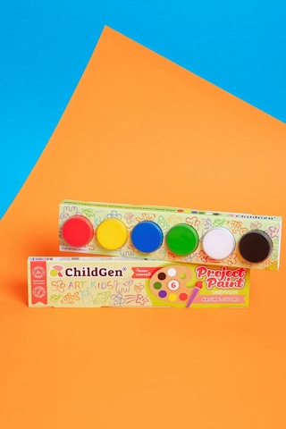 Childgen Doğal Proje Boyası 6x25ml Renkli