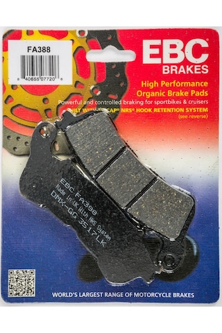 Ebc Fa388 2008-2011 Honda Xl 700 Transalp Uyumlu Ön Fren Balatası Abs Li Organik Balata