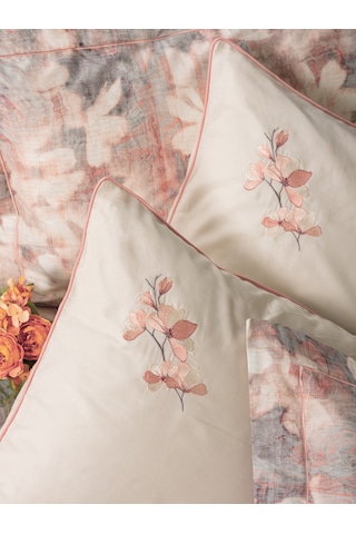 Cotton Box Elite Saten Çift Kişilik Nevresim Takımı Layana Pembe